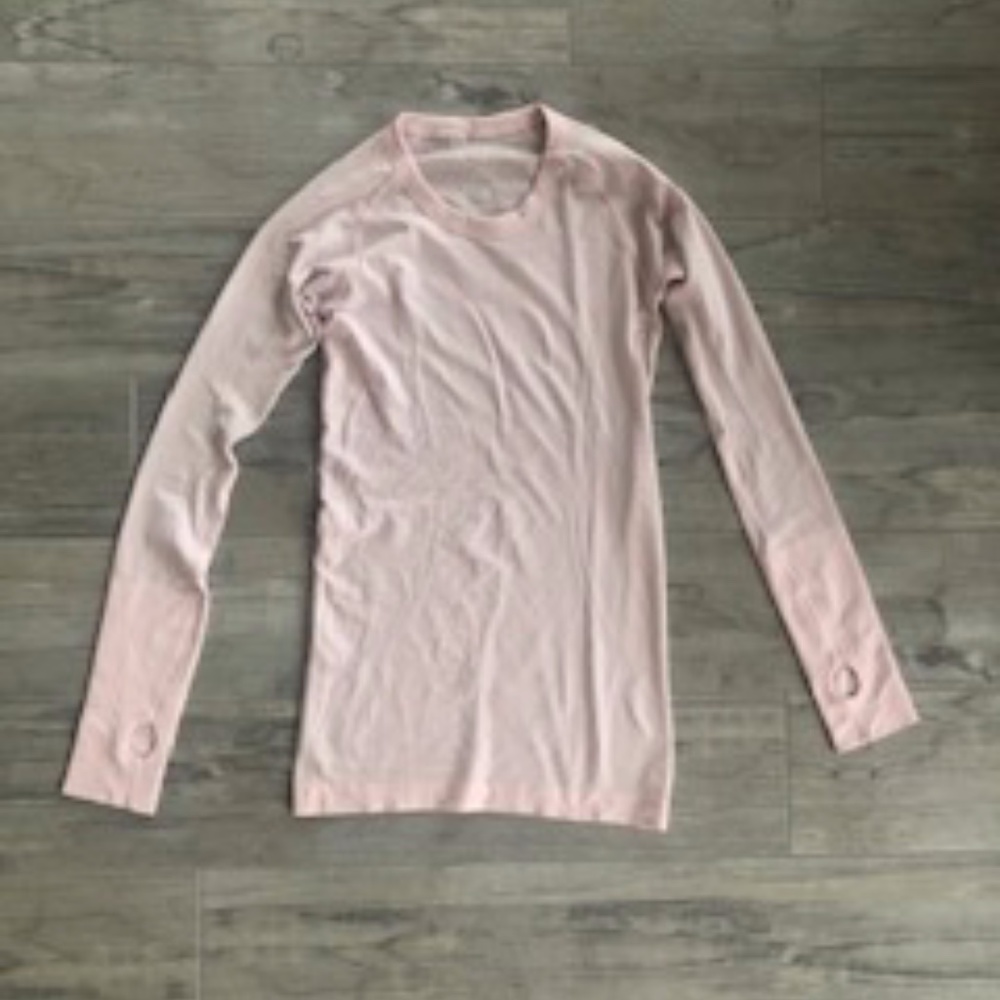 Lululemon Swiftly Tech Long Sleeve Size 4 Pink